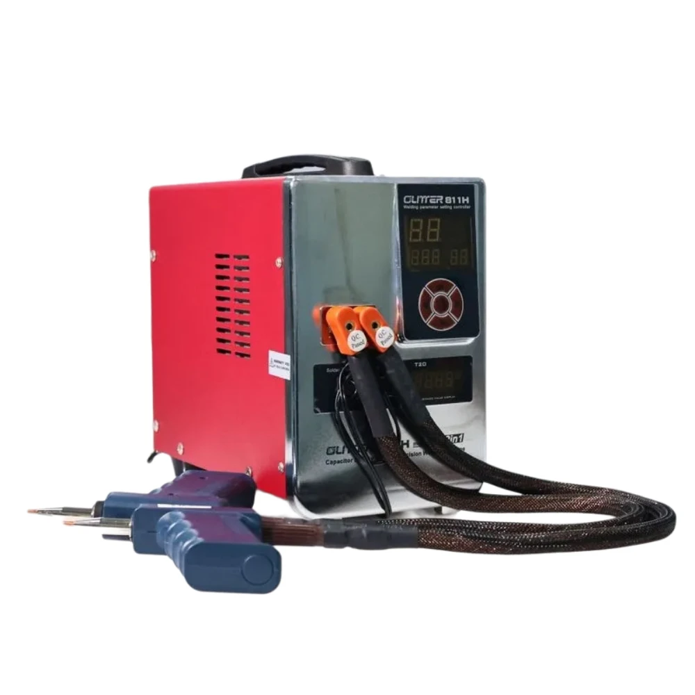 

GLITTER Smart Programmable 7000A Spot Welder 811H 42KW with Dual AT/MT Mode 20ms Pulse Time for Thin Metal Sheet Welding