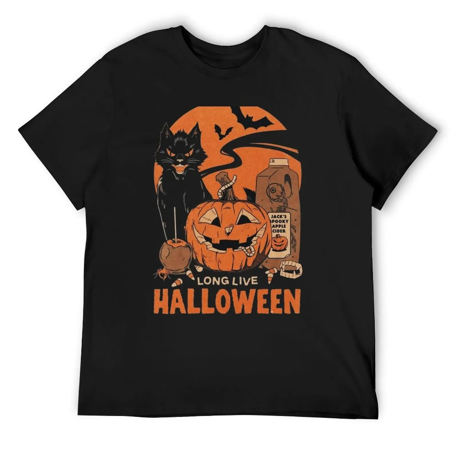 

Vintage Halloween T-Shirt man t shirt customs design your own plus sizes graphic tee shirt mens t shirts pack