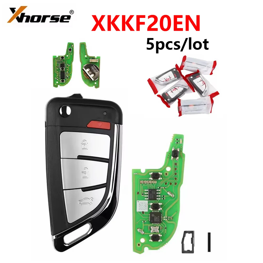

5 шт./лот XHORSE XKKF20EN нож стиль дистанционный ключ для VVDI VVDI2 ключевой инструмент английская версия