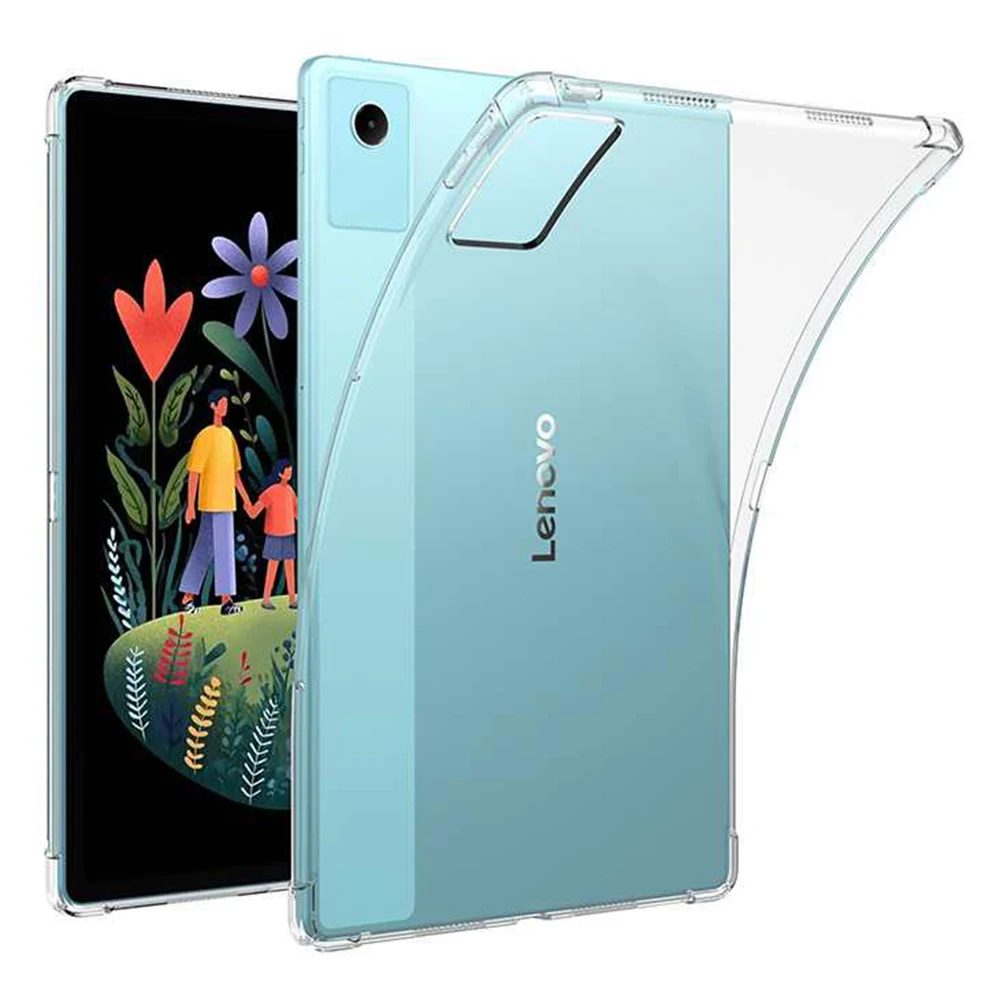 

For Lenovo Xiaoxin Pad 2025 TB365FC Case Four Corner Shockproof Clear Tablet TPU Cover