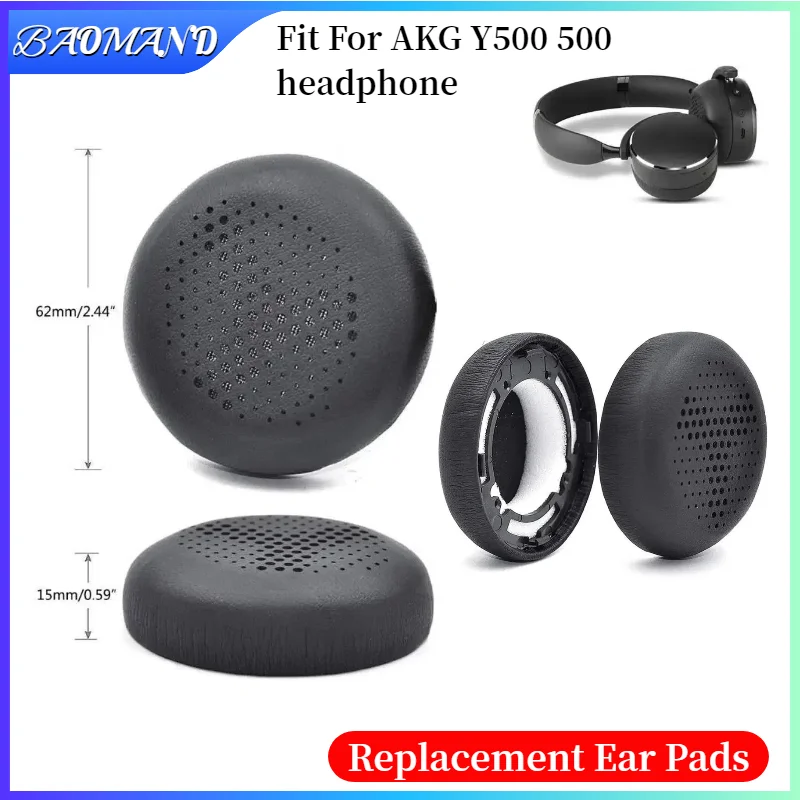

Ear Pads For AKG Y500 500 Headphones Replacement Soft Foam Cushion Sponge Pad Leather Earmuffs