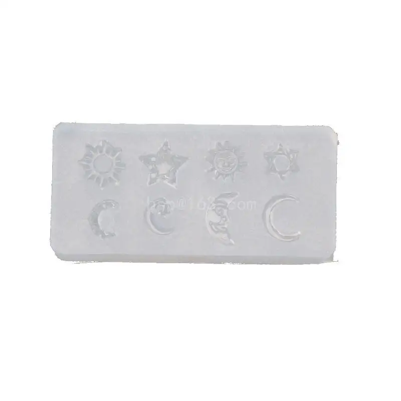 Moon Star for Sun Resin Moulds Epoxy Casting Silicone Mould Crystal Pendant Jewelry Filler Making Molds Craft Handmade D