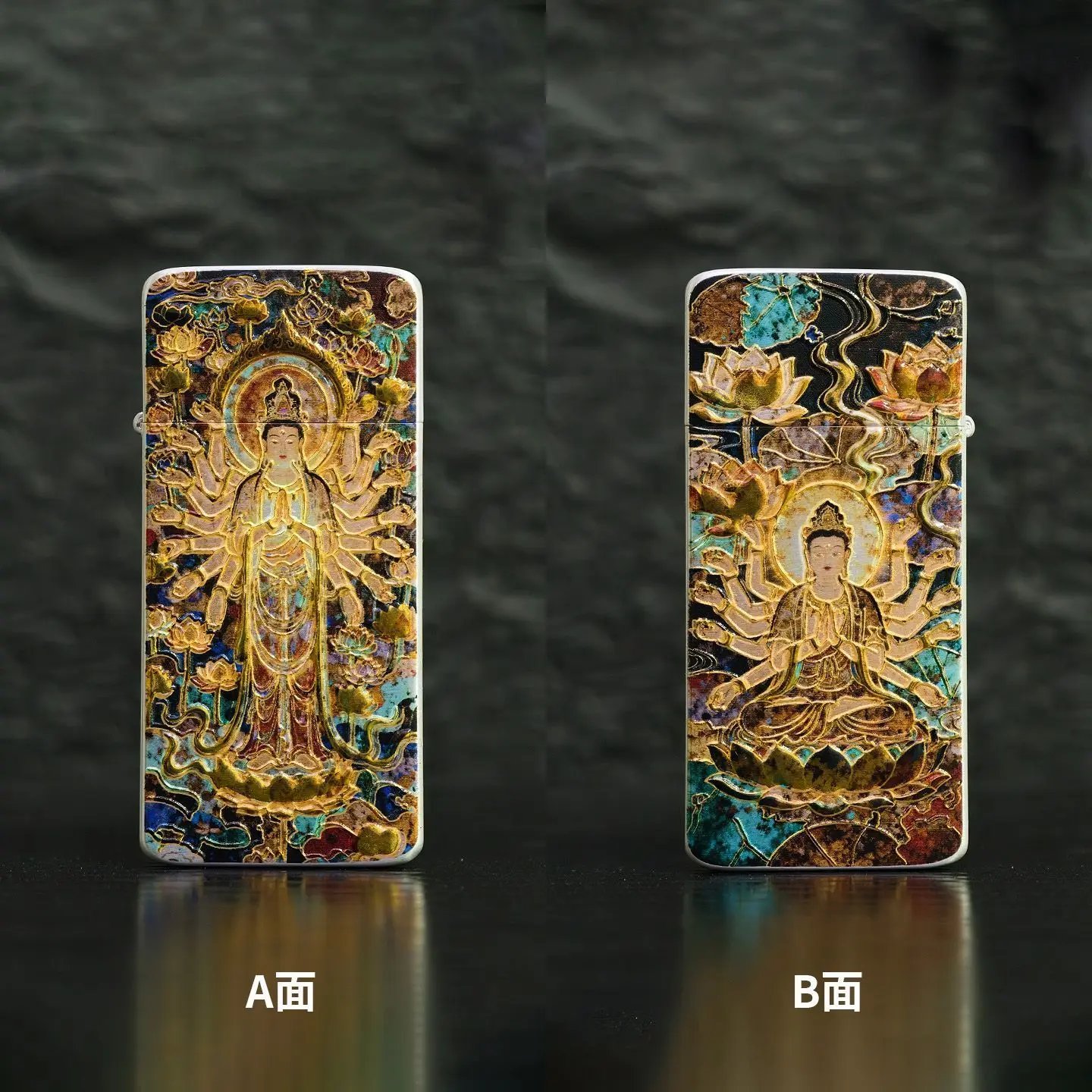 ZORRO 3D Ultra-thin 2nd Generation ZC5 Embossed Three-dimensional Zakiram Pure Copper Lighter
