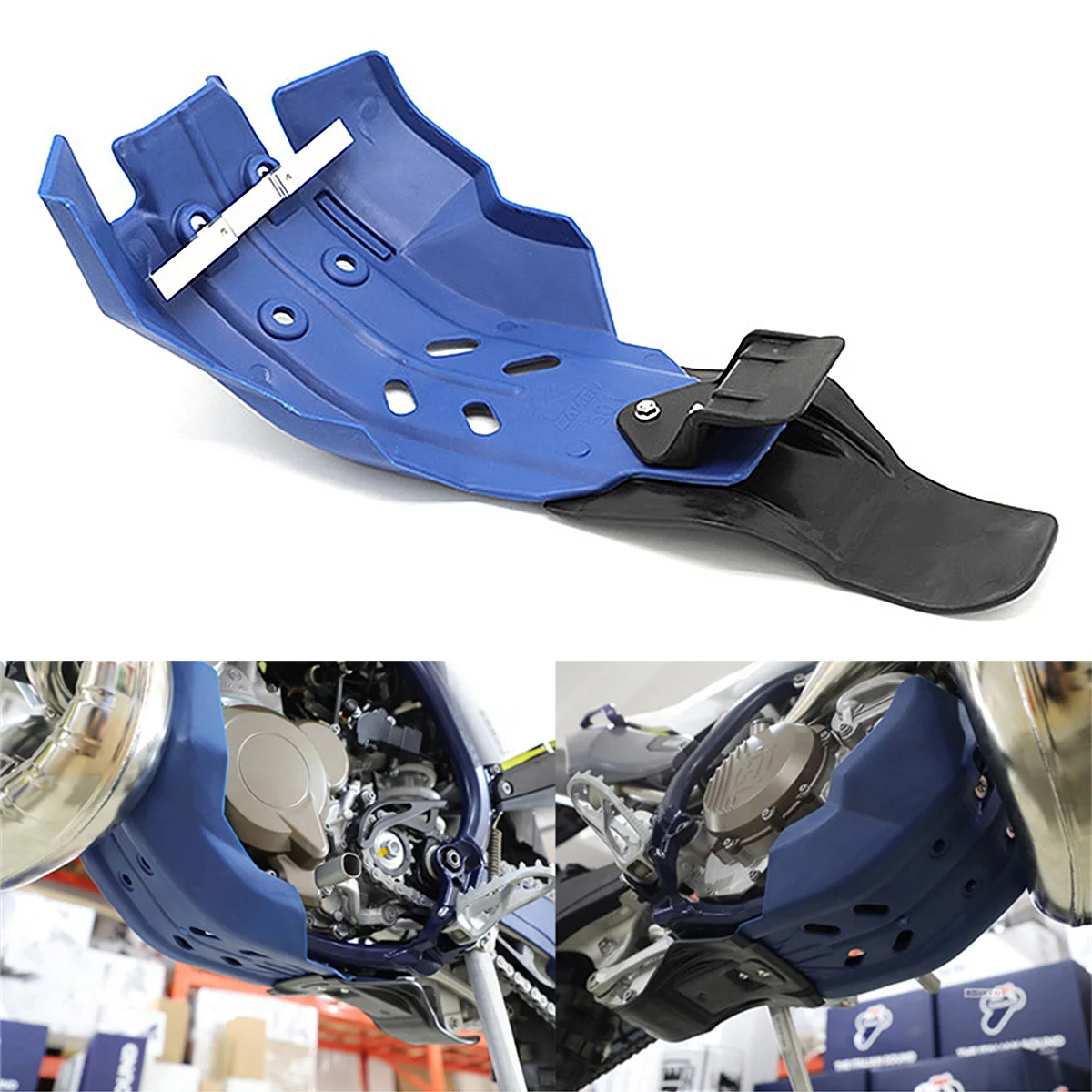 Motorcycle Engine Frame Protector Cover Guard Skid Plate For Husqvarna TE TC FC FE 250 350 250i 350i 2019 2020 2021 2022