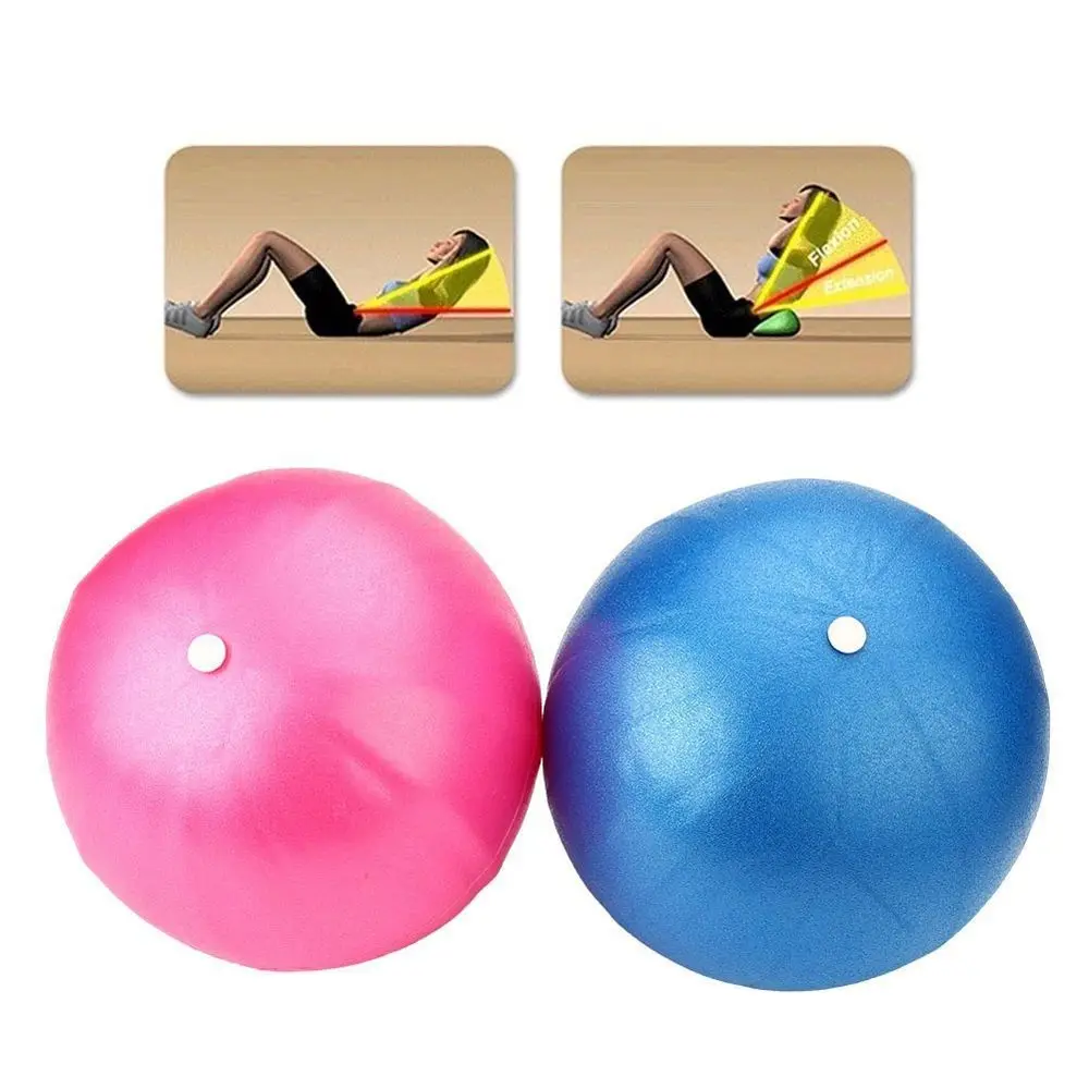 Boule de Yoga en PVC lisse, 25cm, anti-VPN, pour exercices, Pilates, IkTraining, fongique