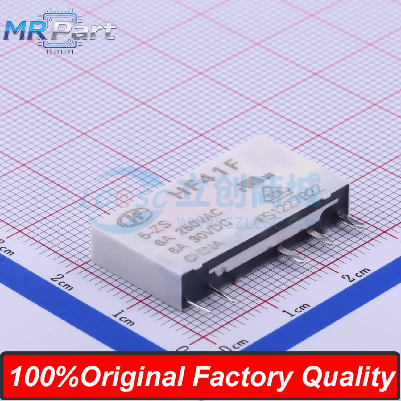 5Pieces HF41F/5-ZS Ultra-small Medium Power 5VDC Relay Single Pole Double Throw HF41F/24-ZS 24VDC Group Conversion 6A 250VAC