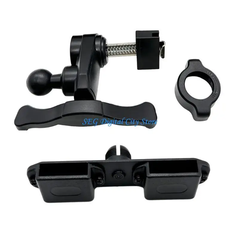 

U75B Universal Vehicle Mount Radio Car Mount for Two Radios Easy to Use Stand Plastic Cup Support for Communication Devices