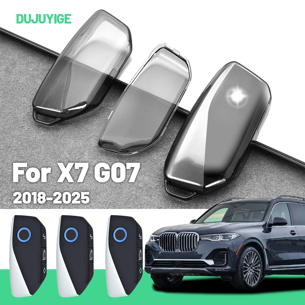

Прозрачный чехол для автомобильного ключа из ТПУ для BMW X6M F96 2019-2026, защитный чехол для ключа, автоаксессуары 2020 2021 2022 2023 2024 2025