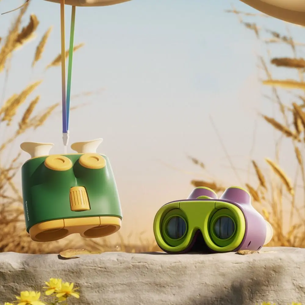 

Plastic Children Binoculars Toy HD Magnifier Educational Toys Portable Magnification Toy High Magnification Cartoon