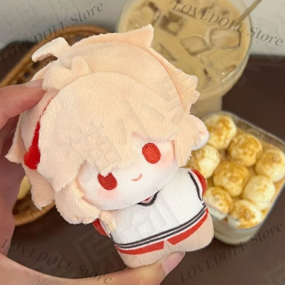 

10cm Game Genshin Impact Kaedehara Kazuha Plush Doll Body Pendant Cartoon Keychain Toy Dolls Figures Plushie Gifts