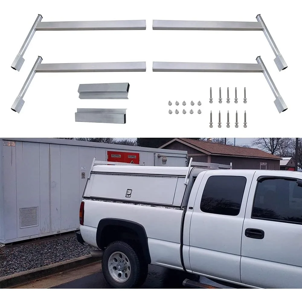 

Truck Cap & Topper Ladder Rack Universal Aluminum Heavy Duty