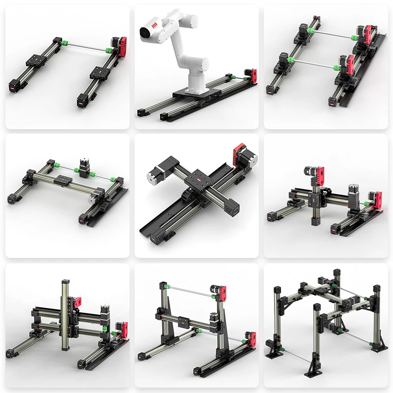 RXP30 Mobile Guide Slide Synchronriemen-Linearmodul Cross Linear Track 3D-Drucker-Sprühmaschine mit Servomotor