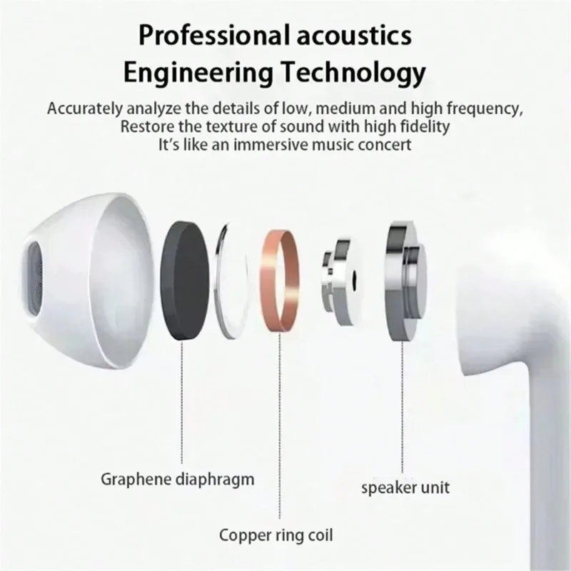 الأصلي الهواء برو 6 TWS سماعات لاسلكية Fone سماعات بلوتوث Mic Pods InEar Earpods Pro6 سماعات أذن رياضية لشاومي