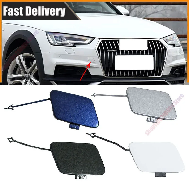 For 2017-2019 Audi A4 allroad Front Trailer Cover Trailer Hook Hole Cover Bumper Decorative Cover