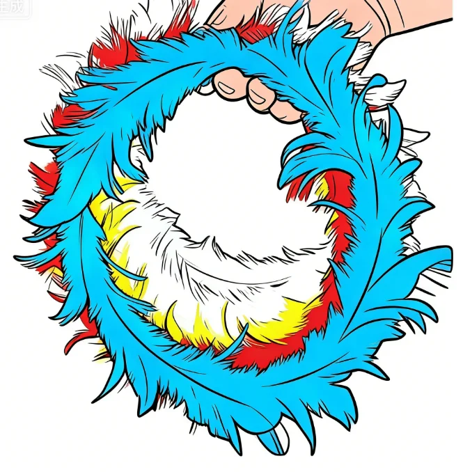 color-changing-feather-circle-full-set-magic-trick-with-complimentary-scarf-stage-magia-magie-mentalism-illusion-gimmick-props