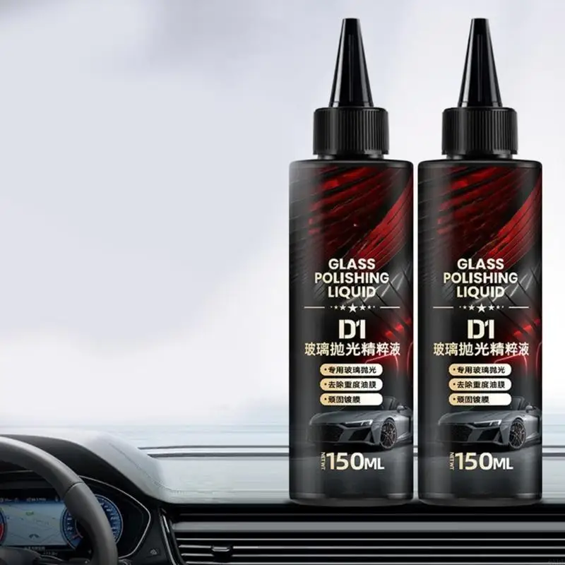 2025 New Windshield Clarifying Liquid with Cerium Oxide Polish Formula Vehicles Cleaner