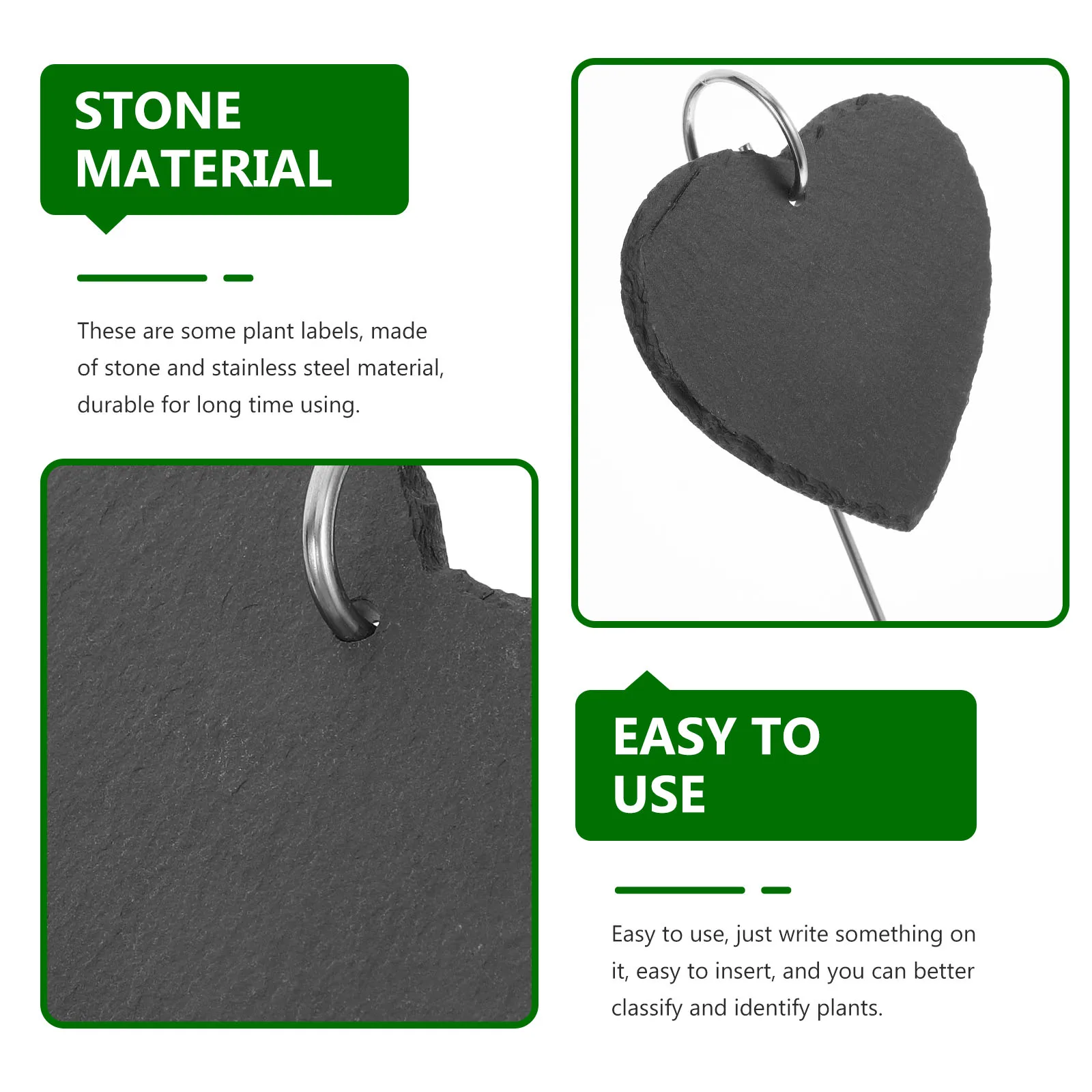 

5pcs Stainless Steel Plant Labels Durable Waterproof Tree Tags for Garden Nursery Markers Easy to Use Outdoor Decor