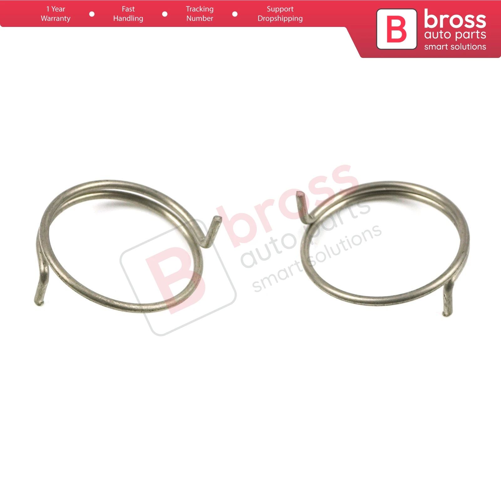 BDP575 2 Pieces Door Lock Actuator Repair Springs Right and Left A1637302335 for Mercedes ML W163 1997-2005 Diameter: 18.8mm