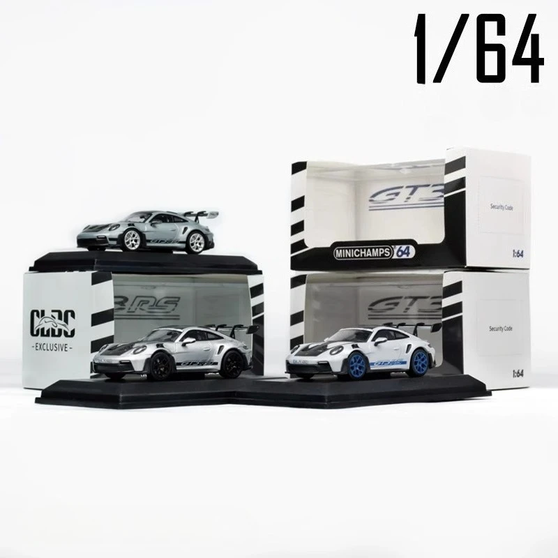 

Spot Minichamps1:64PORSCHE 911 992 GT3 RS Alloy Car Model Toy Collection Ornaments