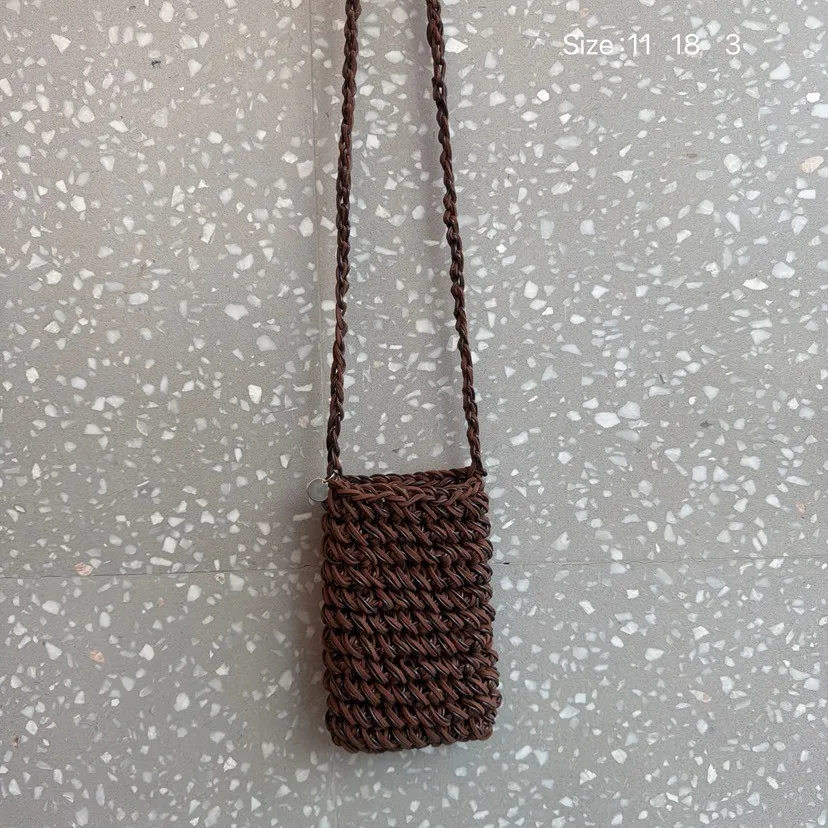 Handmade Knitting Shoulder Bag Rope Crochet Crossbody Bags for Women Fashion Woven Bag NEW Small Purses and Handbags Flap Chic