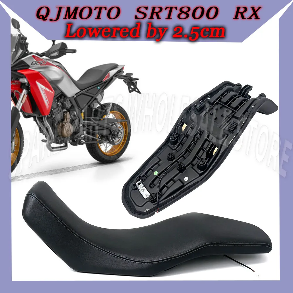 Seat Lowering Pad 2.5CM Comfort Lowering Seat Modification Suitable Height booster seat 3cm For SRT 800 RX QJMOTO SRT800 RX