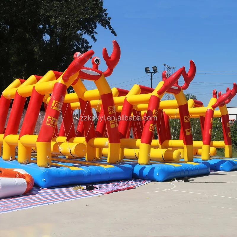 Children's Indoor Playground, Inflatable Sand Pool, Crab-shaped Multi-person Swing, Amusement Rides, Kids Play Equipment
