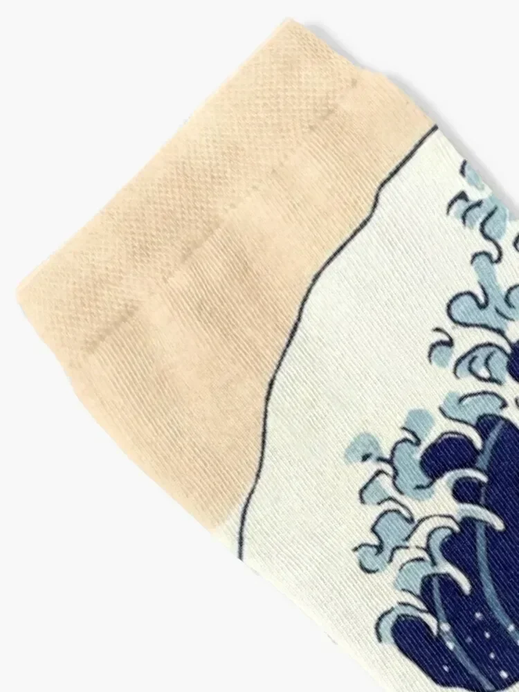 The Great Wave off Kanagawa - Hokusai Socks men cotton high quality Non-slip Argentina Socks For Women Men's