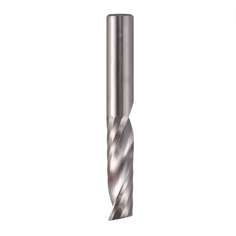 CNC Router Bits 5Pcs 6Mm 1/4 Inch Carbide Cnc Router Bits One Single Flute End Mill Tools 22Mm