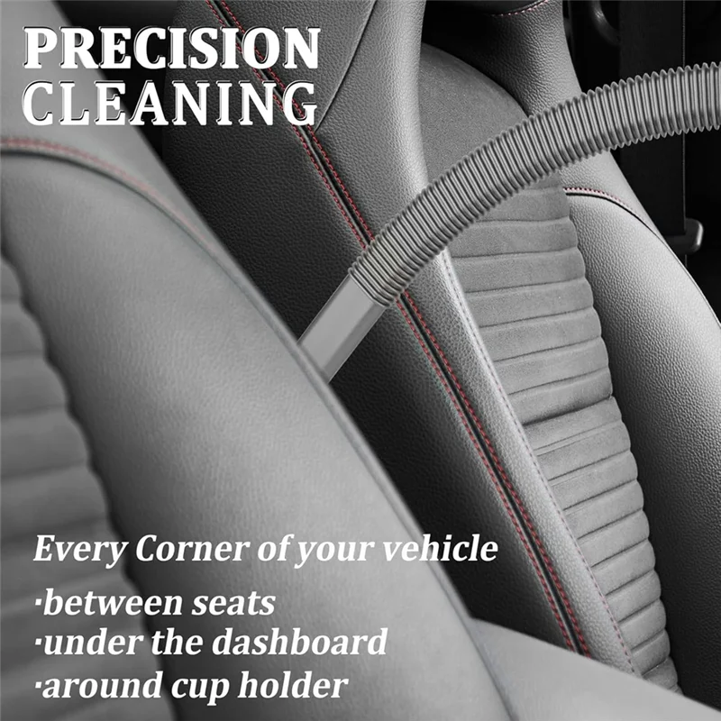 ยืดหยุ่นเครื่องเป่า Lint Removal เครื่องมือ Lint สูญญากาศสิ่งที่แนบมาสําหรับ Dyson Gen5 V15 V12 V11 V10 V8 V7 Vent ชุดทําความสะอาด-A58E