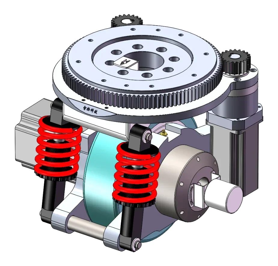 AGV ZL-B27 Damping steering drive wheel self-sustained suspension device adapt to complex conditions on the ground