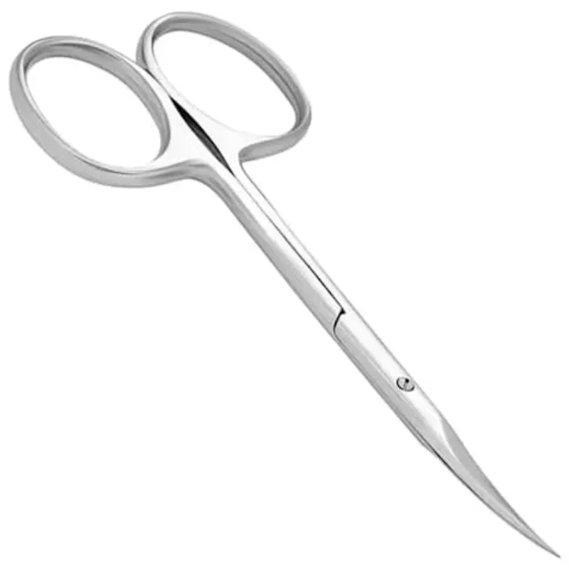Stainless Steel Curved Tip Thin Blade Cuticle Scissors Nail Clippers Trimmer Dead Skin Remover Manicure Tools Eyebrow Toos image 6