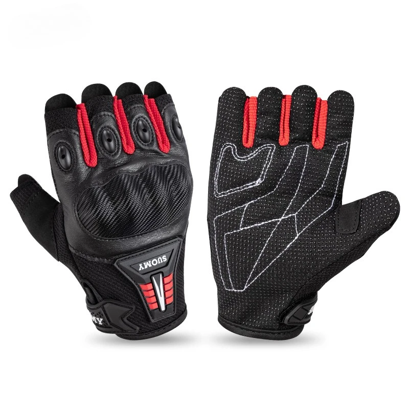 

Мотоциклетные перчатки для мужчин, летние дышащие перчатки без пальцев, перчатки для езды на велосипеде, противоскользящие велосипедные перчатки, защитное снаряжение для велосипеда