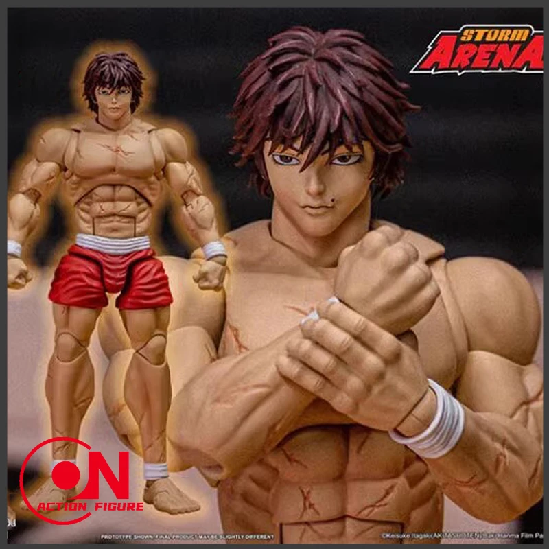 

【2025 Q3】Storm Toys BHSA01 1/12 Hanma Baki Double Head Action Figure Mini Soldier Figurine Model Full Set Collectible Toy