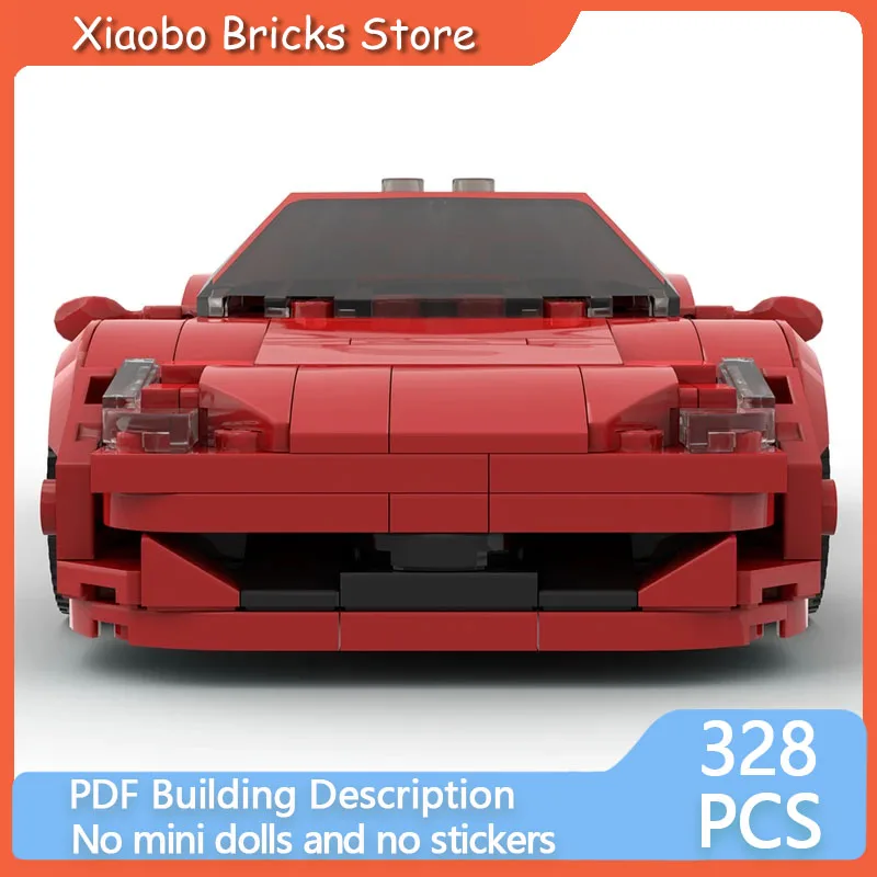 

City Car Speed Champion Model MOC Building Bricks Sportscar 458 Modular Technology Gifts Holiday Assemble Children Toys Suit