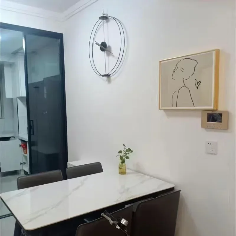 Wwww الفاخرة الشمال ساعات الحائط كبيرة الحجم الفن جدارية الحديثة الجمالية ساعة الحائط تصميم بسيط صامت Reloj دي باريد ديكور المنزل