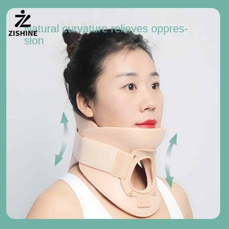 

Ортез для поддержки шеи, регулируемый бандаж для шеи, корректор осанки шеи, облегчает боль, вытягивание позвоночника