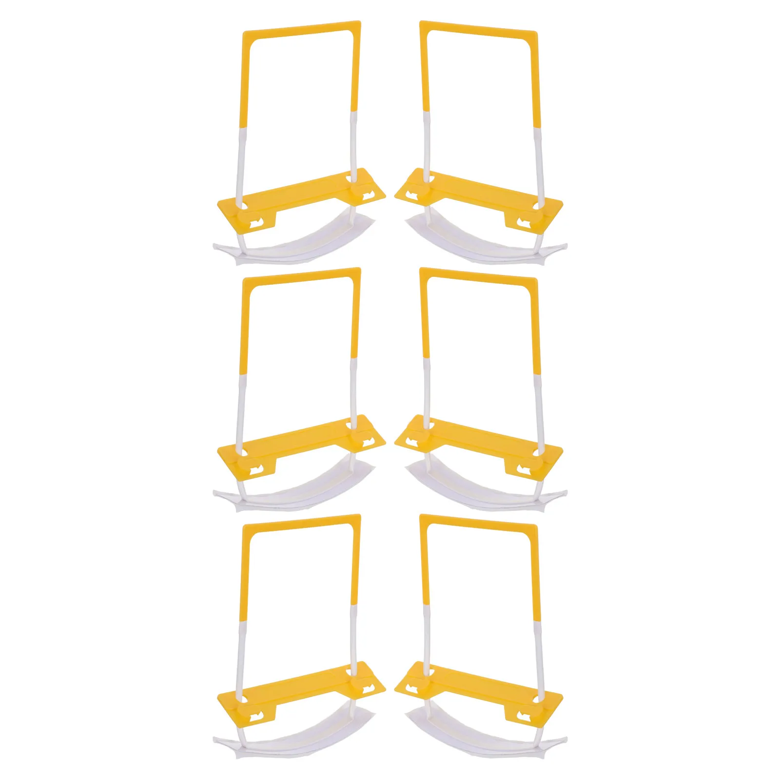 6Pcs Back Adhesive Document Clips Binder Clip Paper Clamps for Filing Organizing Papers Tidy Workspace Easy Update Flat Folder