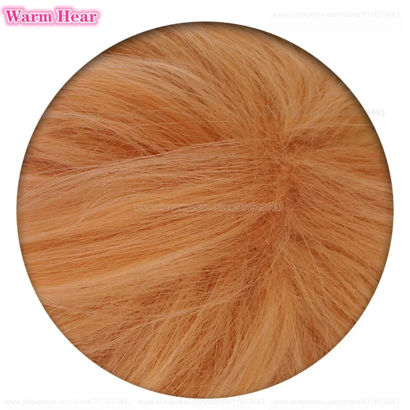 جودة عالية 90 سنتيمتر طويل تأثيري للجنسين الأصفر دوما مقاومة للحرارة الشعر هالوين حفلة لعب الأدوار الباروكات + غطاء شعر مستعار