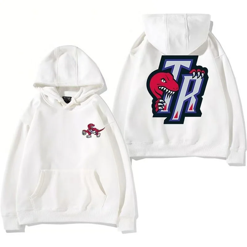 Autumn and Winter New Hooded Sweatshirt Men's Raptor American Retro Basketball Sports Pullover Long-Sleeved Loose Clothes