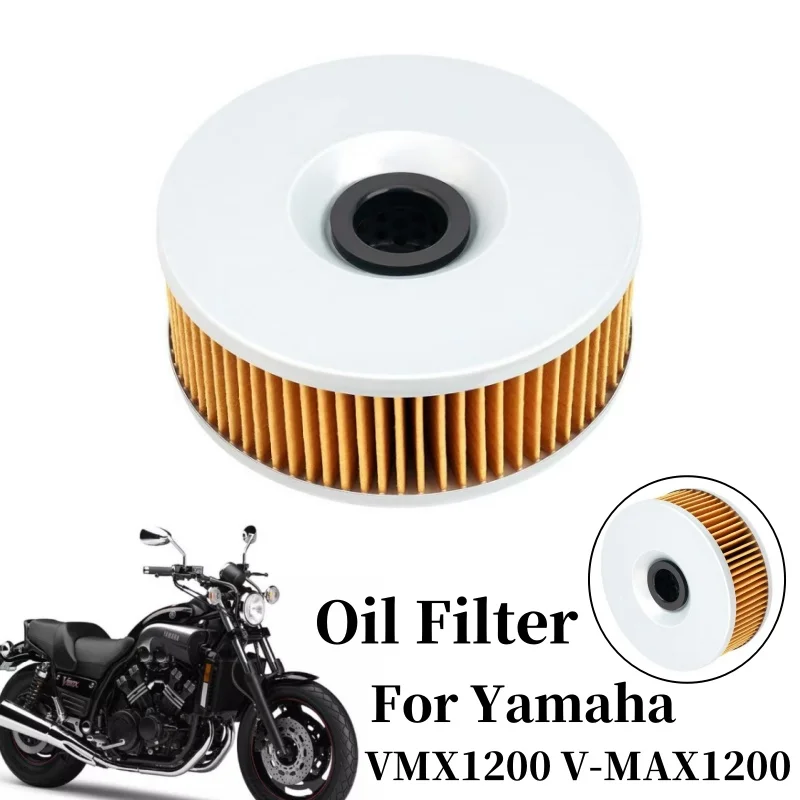 

Motorcycle Oil Filter Element For Yamaha VMX1200 V-MAX1200 1985-1995 XVZ 1300 VENTURE ROYALE 1300 Fuel Filter Engine Accessories