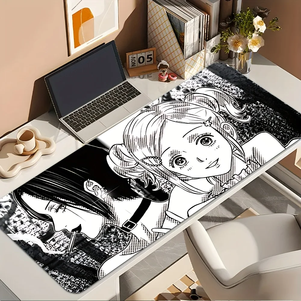 

Anime Girls Mouse Pad Large Size Rubber Base Anti-slip PC Desk Accessories Mousepad for Office and Gamer Keyboard Mats Decor Mat
