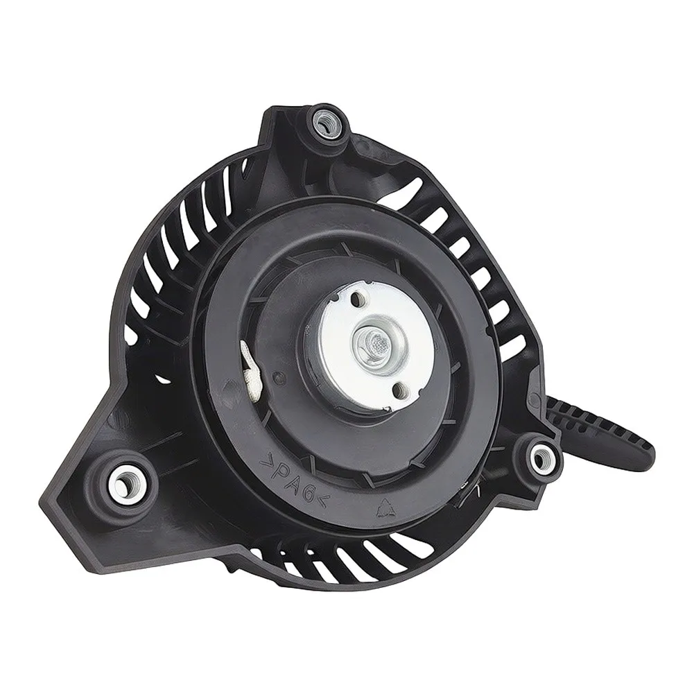 For FX-RM1630 Engine Pull Cord Pull Starter For Outdoor Gardening Black Replacement Pull Starter Smooth Engagement