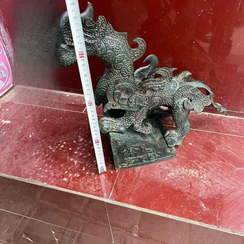 War Dragon God Decorative Ornament Pure Copper Material