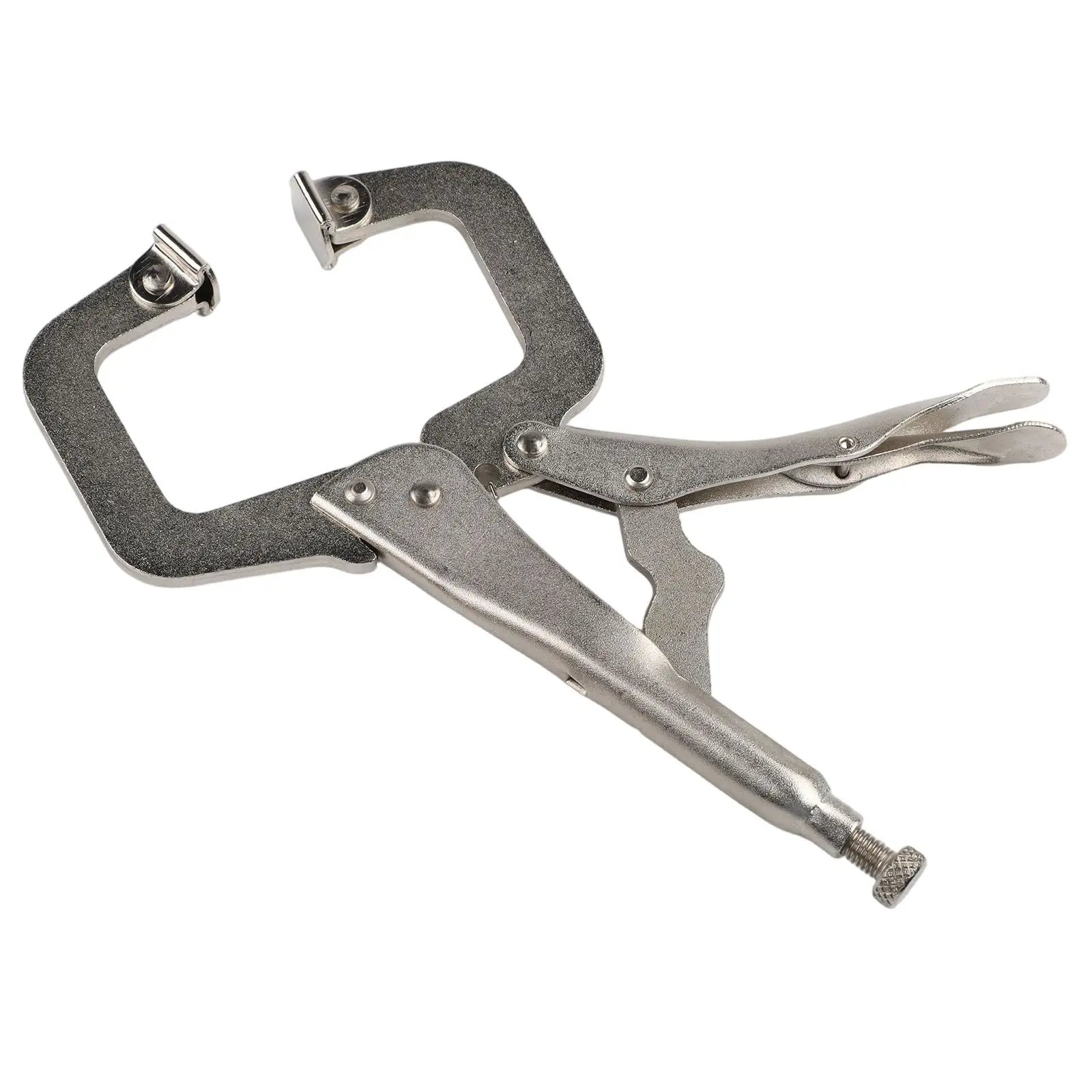 1Pc 9 Inch Steel Locking C Clamp With Wide Jaw For Welding And Woodworking Heavy-Duty Tenon Locator Tool