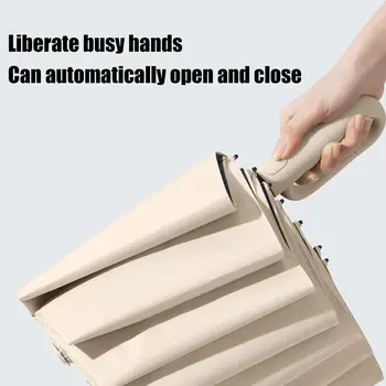 20Bones 防風全自動折疊傘,附環扣,UPF50+ 防曬指數,便攜輕巧,男女通用遮陽防雨傘 8 最佳銷售 折疊傘 - №2