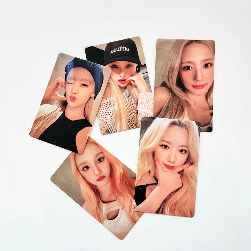 5pcs/set Kpop GIDLE Lomo Cards (G)I-DLE Album I LOVE Girls Photo Card Postcard Fans Gift