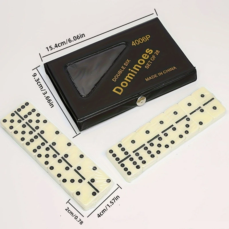 1 Pc Box Dominoes Nine Dominoes Pvc Packaging Push Cards Indoor And Outdoor Game Boards