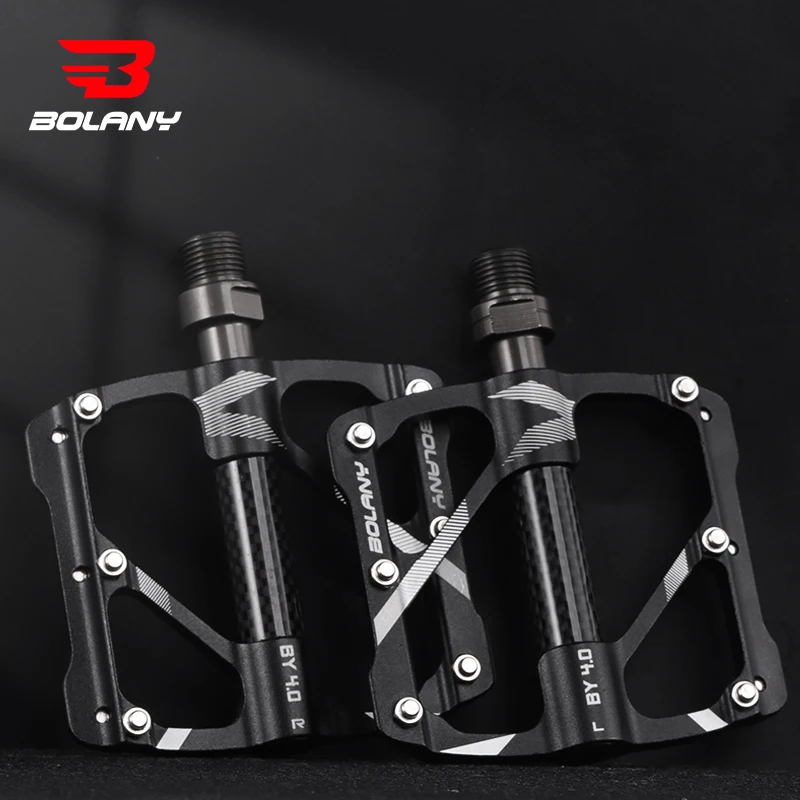 BOLANY Bike Pedals MTB Road 3 Sealed Bearings Bicycle Flat Pedals Mountain Bike Pedals Wide Platform Accessories Part