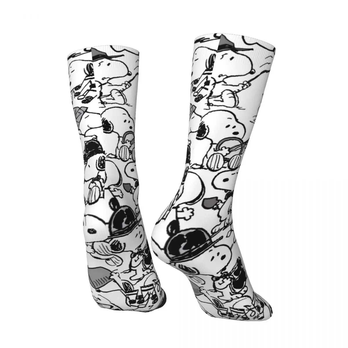 SNOOPY calcetines de calabaza de Halloween de dibujos animados medias modernas mujeres hombres calcetines deportivos al aire libre de calidad diseño de otoño calcetines antideslizantes