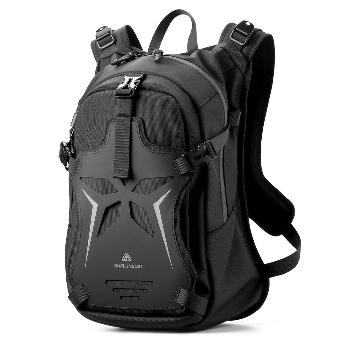 Sac à dos imperméable pour moto ALBERS, sac pour casque, grande capacité, compartiment pour ordinateur portable de 15,6 pouces, bande réfléchissante, sac à dos de voyage pour hommes.